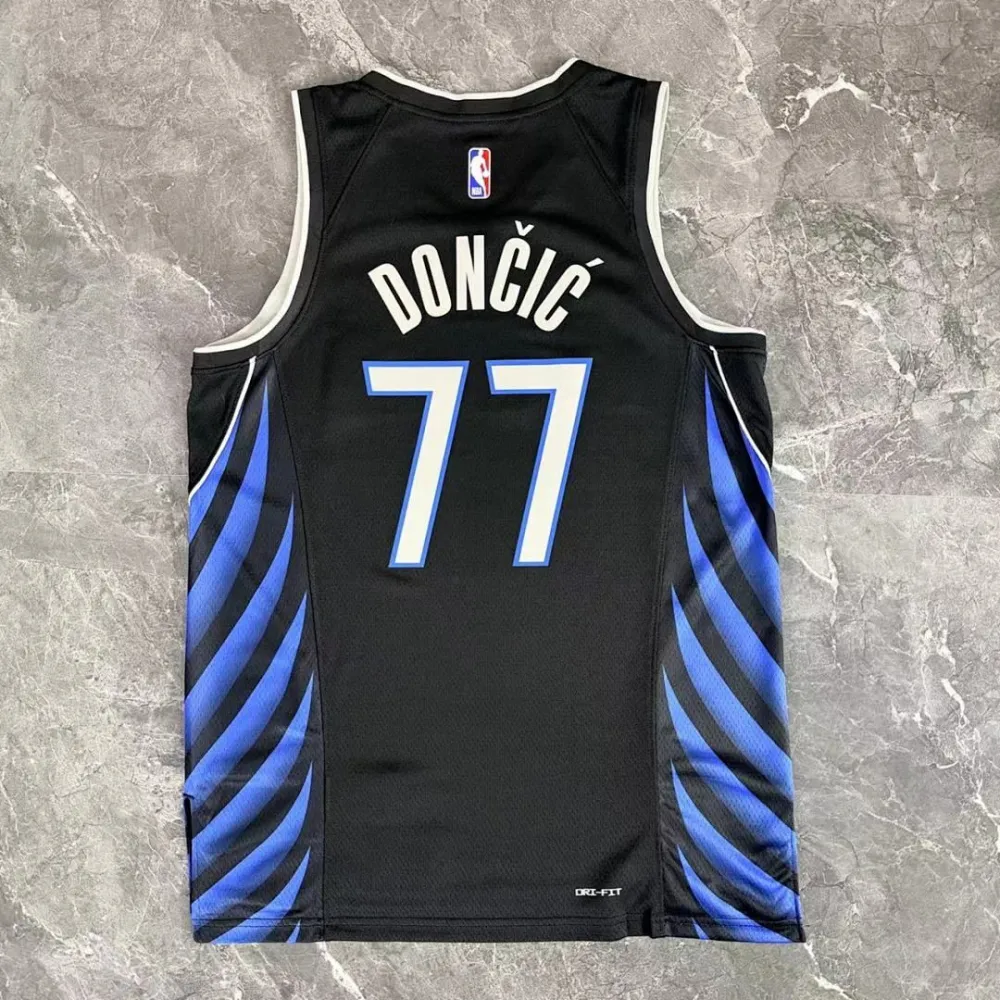 2026/27 Mavericks DONCIC #77 Black City version NBA Jersey