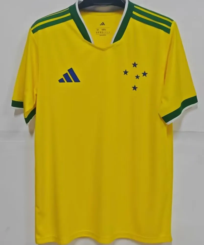 2026/27 Cruzeiro Special Edition Yellow Fans Soccer Jersey