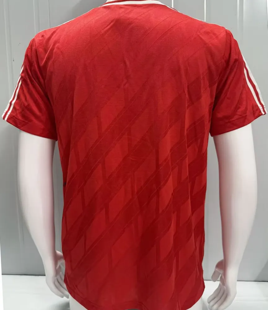 1986 Canada Home Red Retro Soccer Jersey