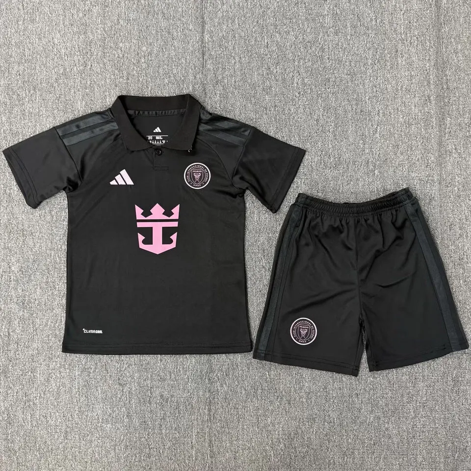 2026/27 Inter Miami Away Black Kids Soccer Jersey