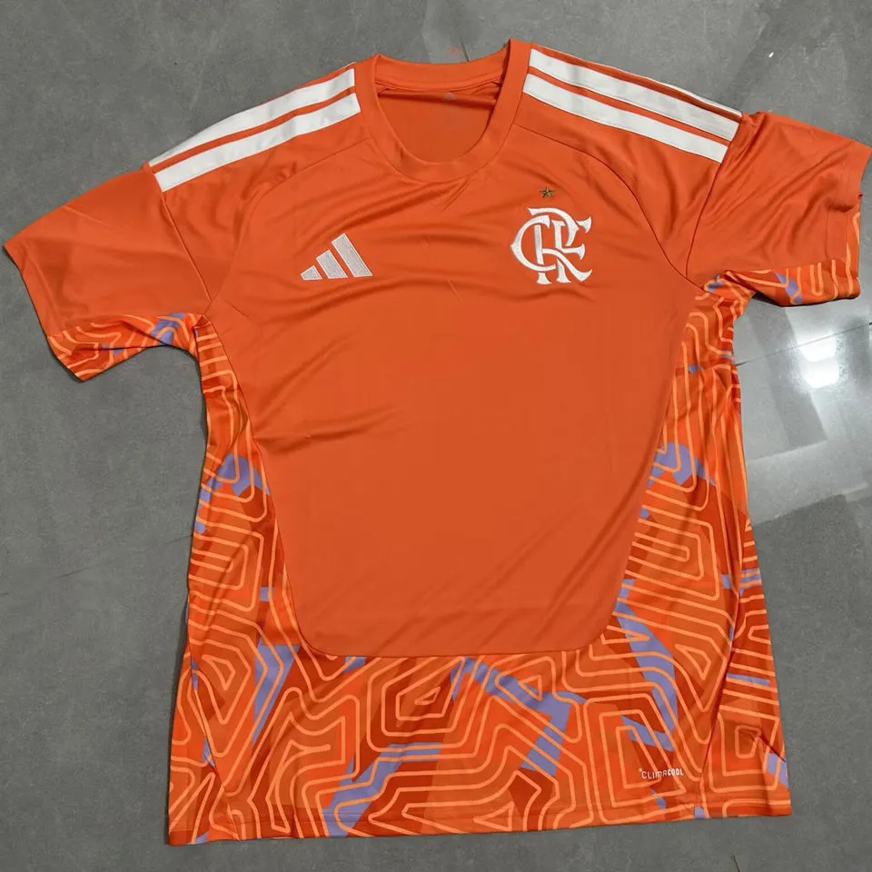 2026/27 Flamengo Orange Goalkeeper Fans Soccer Jersey