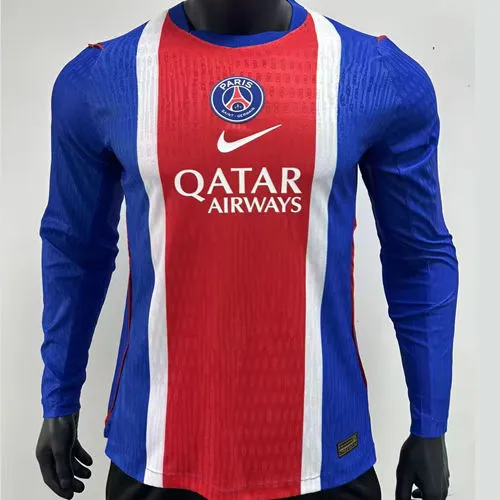 2026/27 PSG Home Blue Player Version Long Sleeve Soccer Jersey