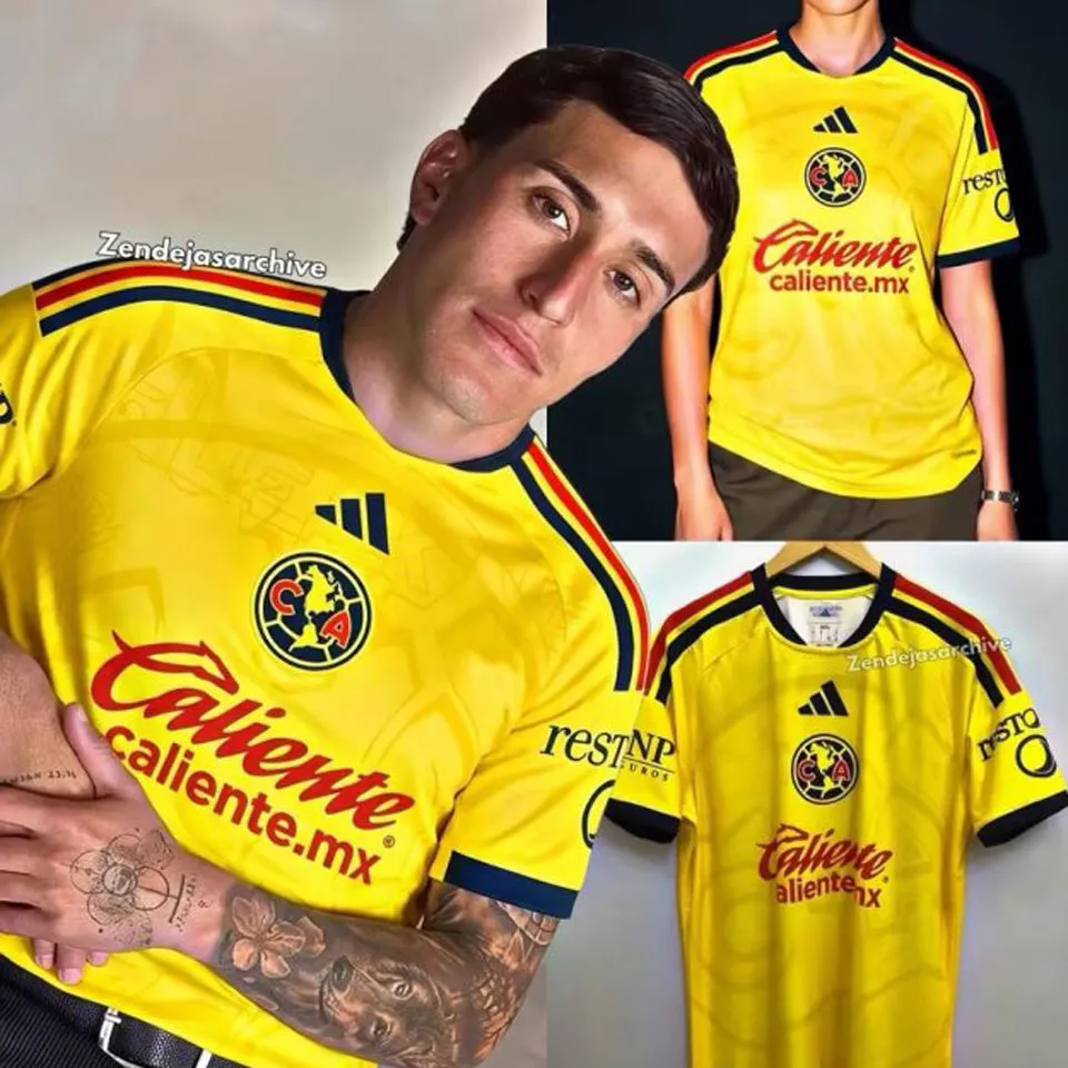 2026/27 Club America Home Yellow Player Version Soccer Jersey