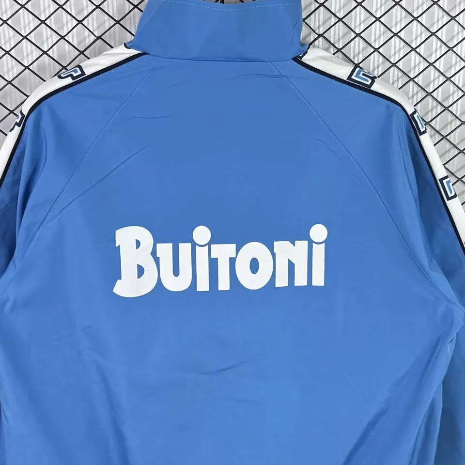 1987/1988 Napoli Blue Retro Windbreaker