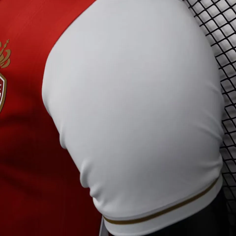 2025/26 Monaco Home Player Version Soccer Jersey