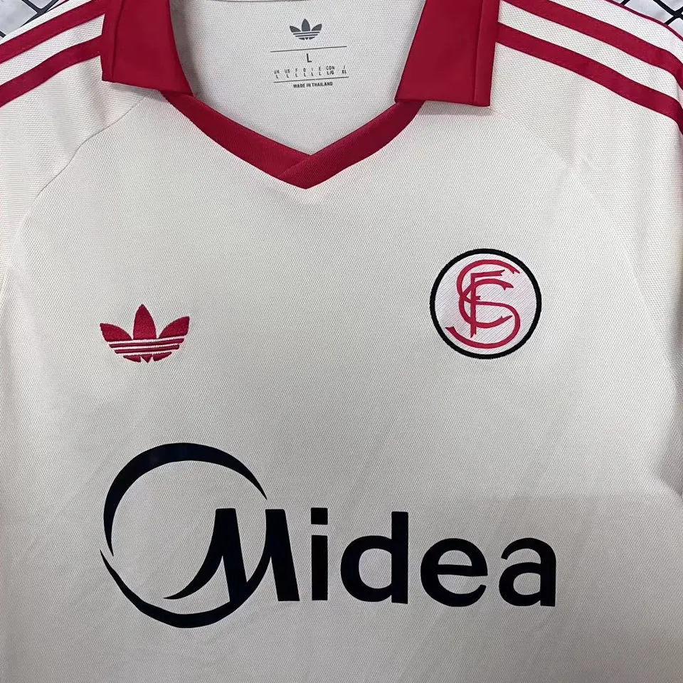 2026/27 SVL FC White Retro Style Soccer Jersey