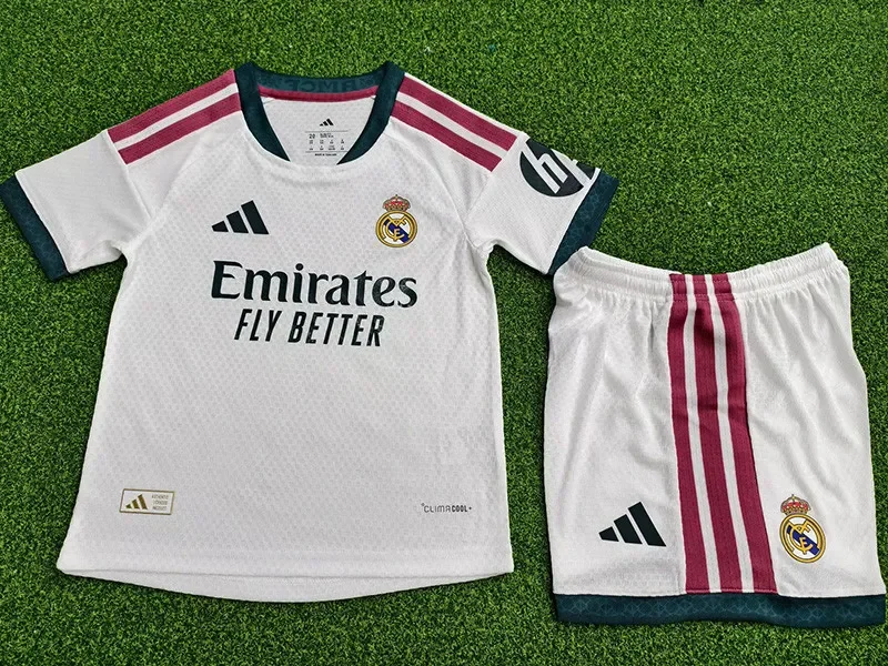2026/27 RM Home White Kids  Player Version  Soccer Jersey