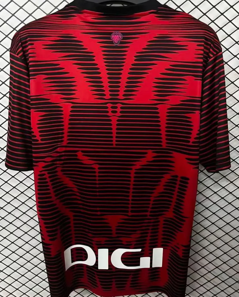 2025/26 Bilbao AT 4TH Red Black Fans Soccer Jersey