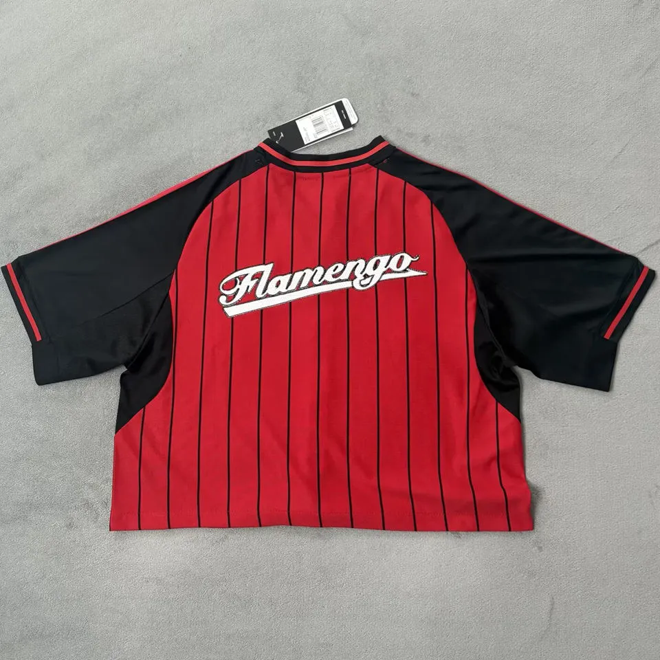 2026 Flamengo Red Women Baseball T-Shirt
