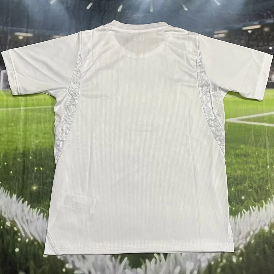 2026/27 Norway Third White Fans Soccer Jersey (Have Right Patch 有右臂章 黑底白字）
