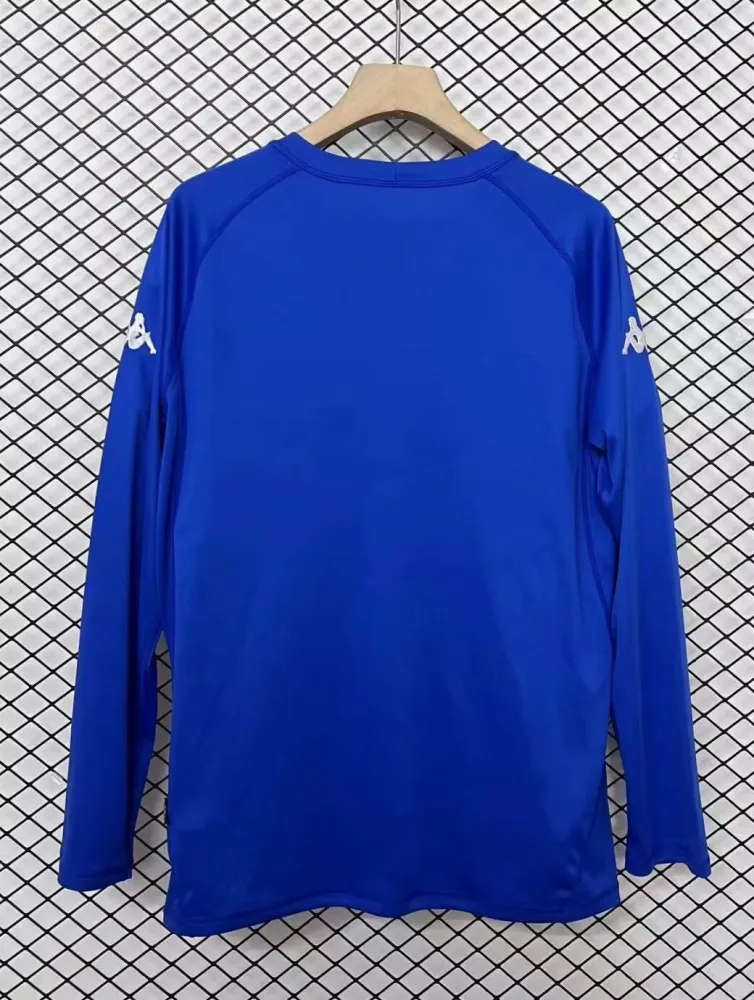2003/04 AJ Auxerre Away Long Sleeve Retro Soccer Jersey