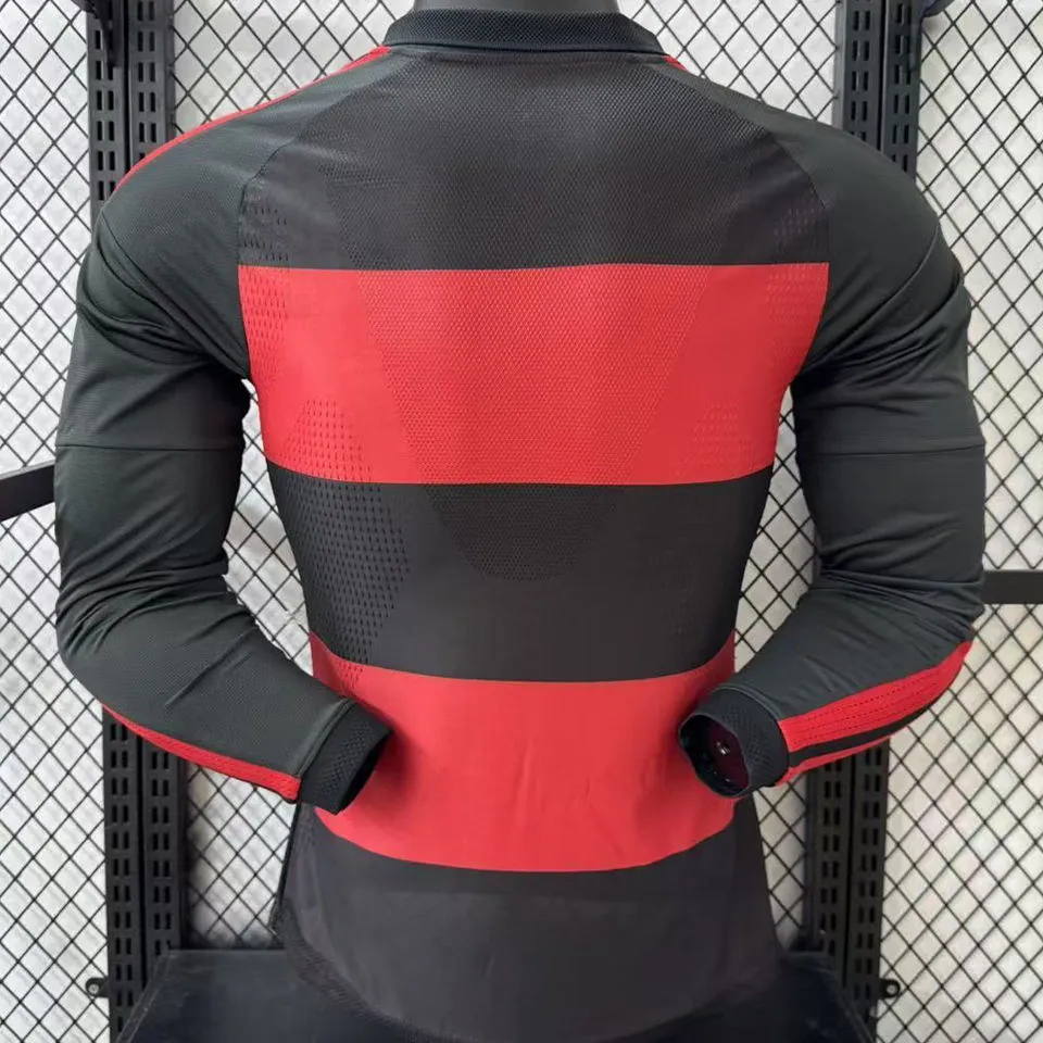 2026/27 Flamengo Home Player Version Long Sleeve Soccer Jersey