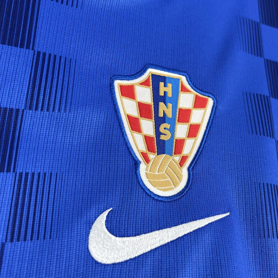 MODRIĆ #10 Croatia Away Blue Fans Soccer Jersey  2026/27