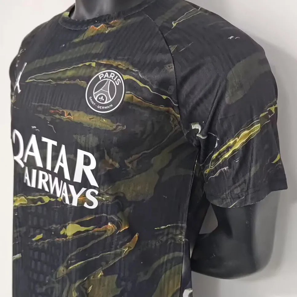 D.Doué #14 PSG x Labubu Dark Night Edition Black Player Version Jersey 2025/26 拉布布字体