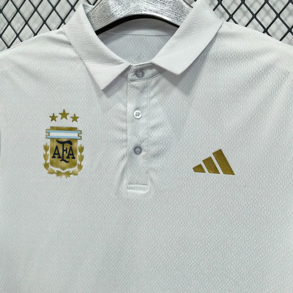 2026/27 Argentina Casual Quick Drying POLO T-Shirt    白色