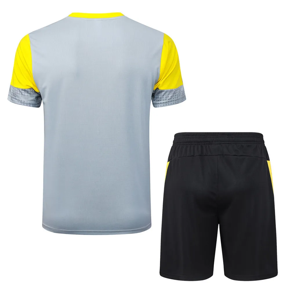 2026 BVB Grey Yellow Training Jersey(A Set)