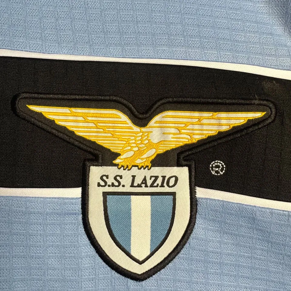 1998/1999 Lazio Home Retro Long Sleeve Soccer Jersey
