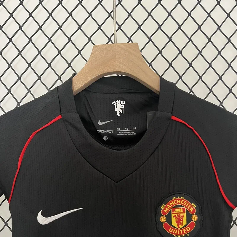 2007/2008 Man Utd Away Kids Retro Soccer Jersey
