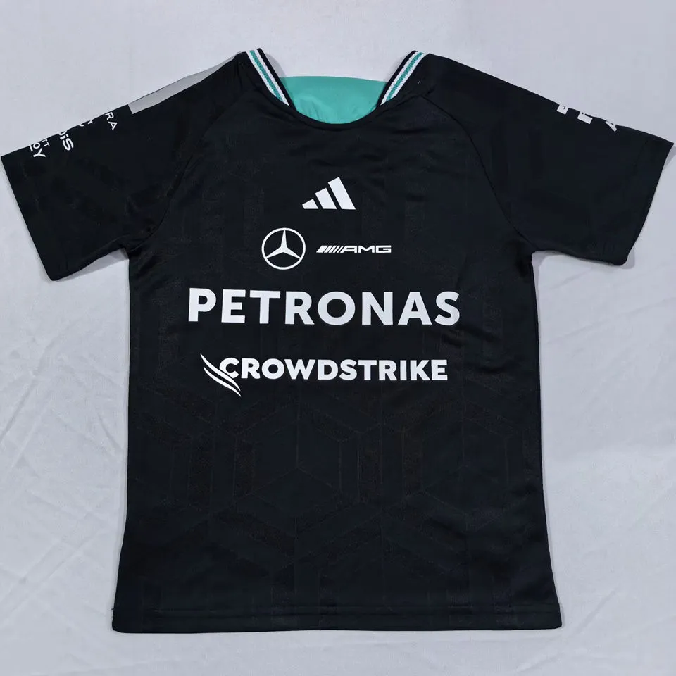 2026 Mercedes AMG Petronas F1 Black Kids Team T-Shirt   童装
