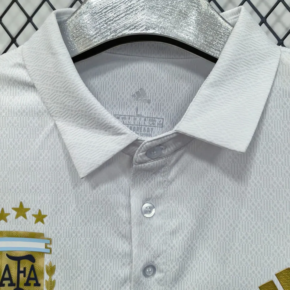 2026/27 Argentina Casual Quick Drying POLO T-Shirt    白色