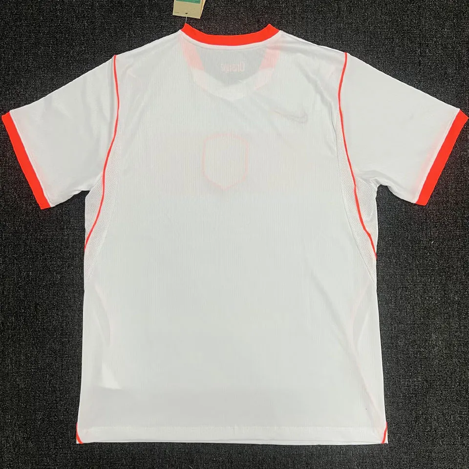 2026/27 NL Away White Fans Soccer Jersey  (Have Right Patch 有右臂章 黑底白字）