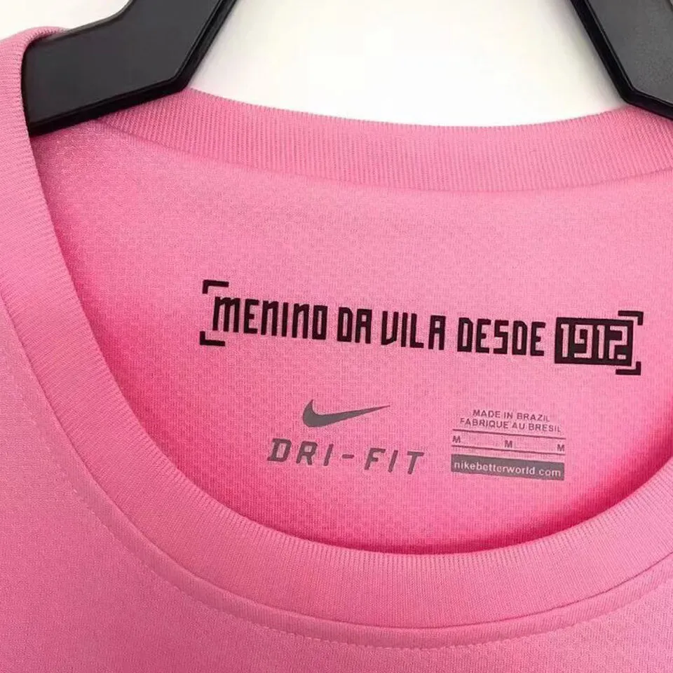 2012/13 Santos Pink Retro Soccer Jersey