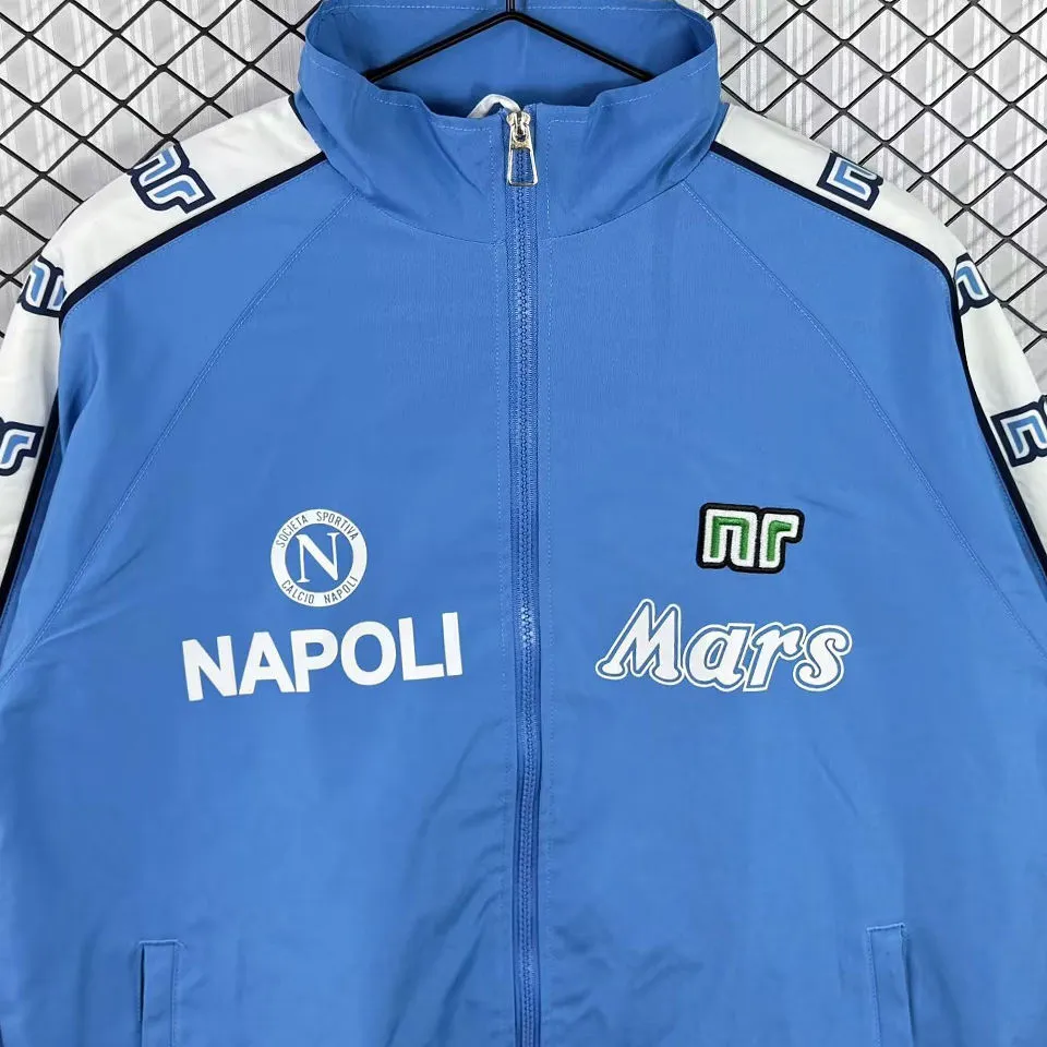 1988/1989 Napoli Blue Retro Windbreaker