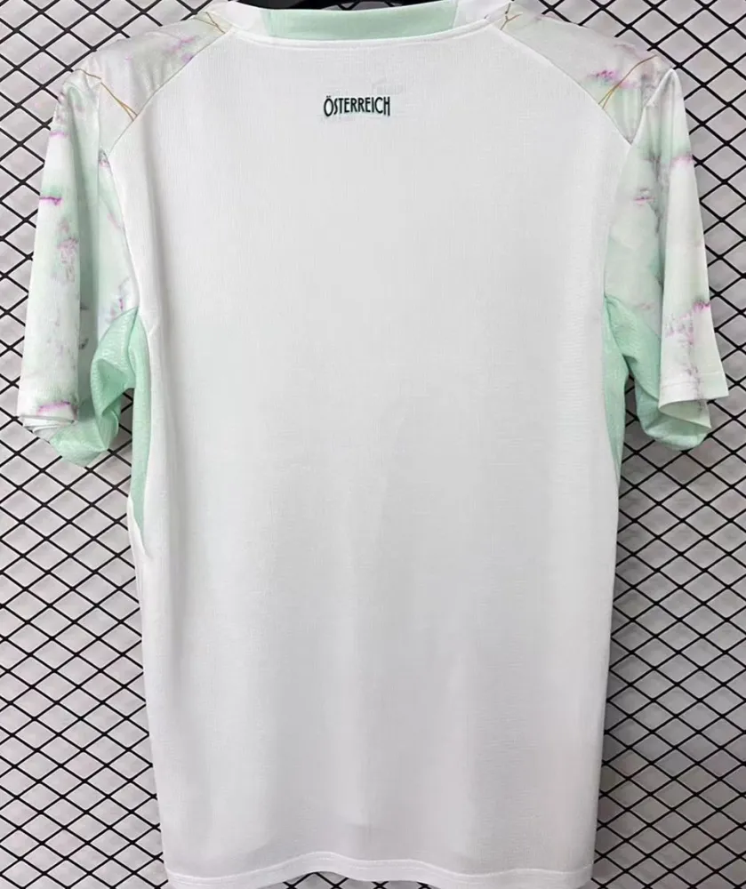 2026/27 Austria Third Fans Soccer Jersey (Have Right Patch 有右臂章 黑底白字）