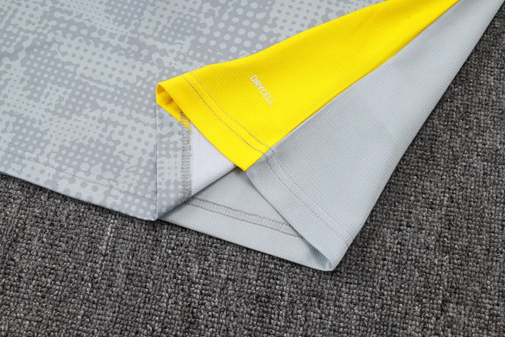 2026 BVB Grey Yellow Training Jersey(A Set)
