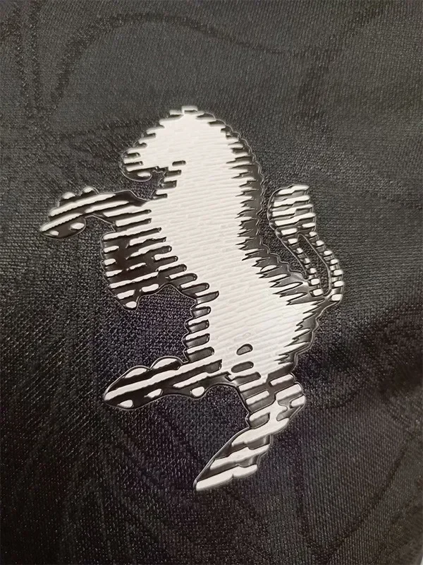 2025/26 JUV Third Black Player Version Soccer Jersey 带胸前新广告