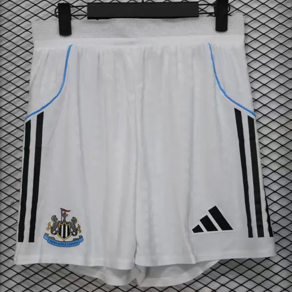 2025/26 Newcastle White Player Version Shorts Pants 球员版
