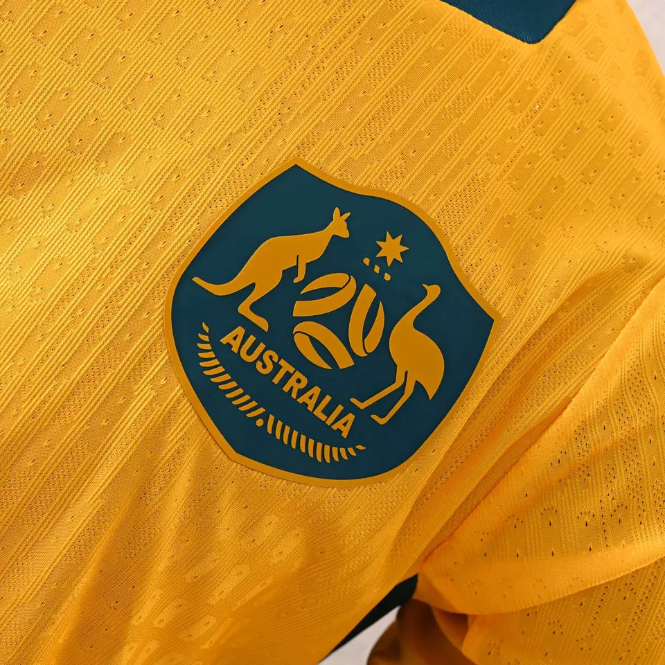 2026/27 Australia Home Yellow Player Version Soccer Jersey