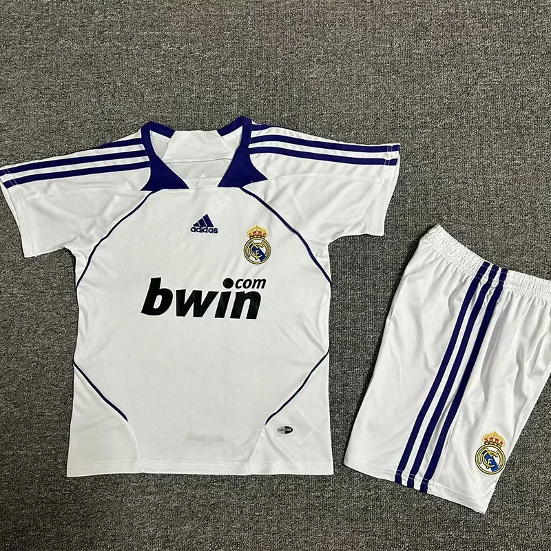 2007/2008 RM Home Kids Retro Soccer Jersey