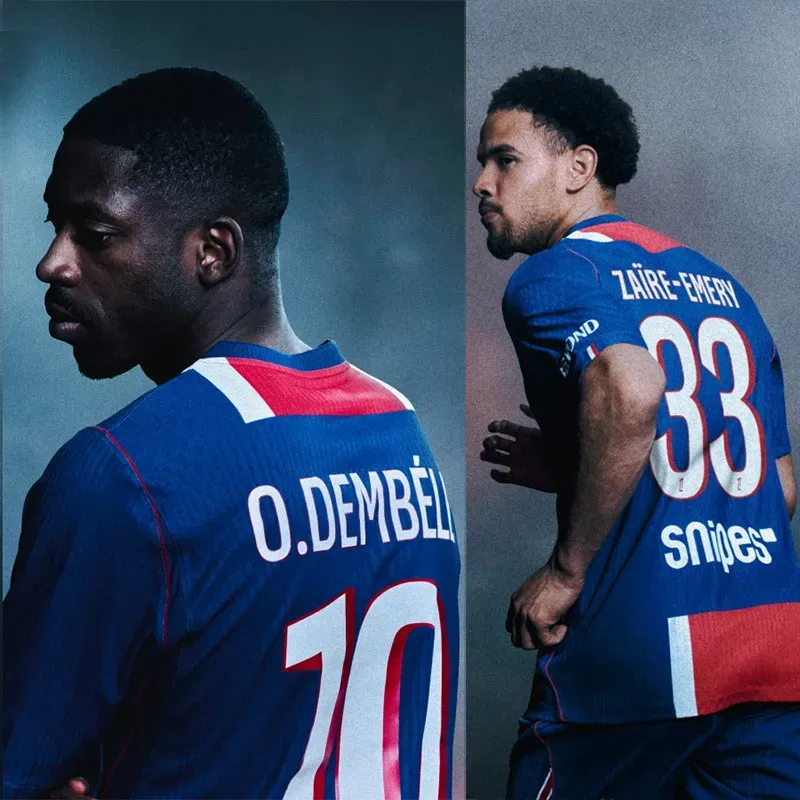 2026/27 PSG Home Blue Player Version Long Sleeve Soccer Jersey