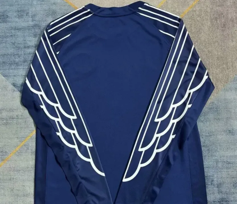 2024/25 PSG 4Th Blue Long Sleeve Soccer Jersey