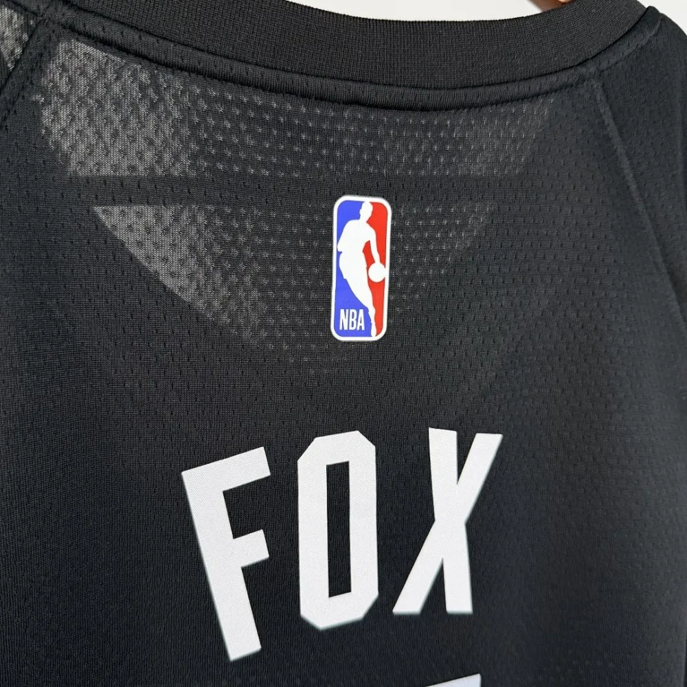 2026/27 Spurs FOX #4 Black City version NBA Jerseys