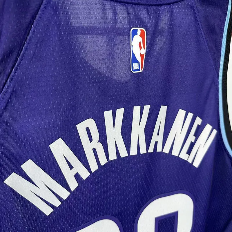 2026 Jazz MARKKANEN #23 Purple NBA Jerseys