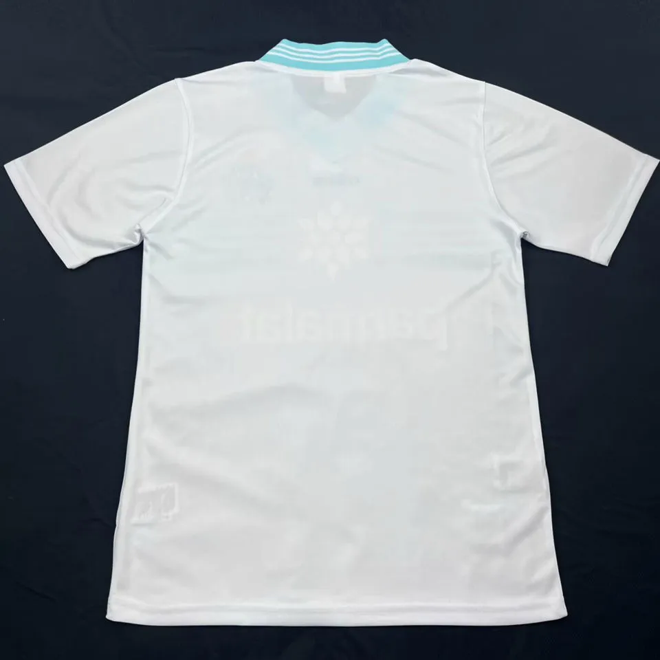 1996/97 Marseille Home White Retro Soccer Jersey