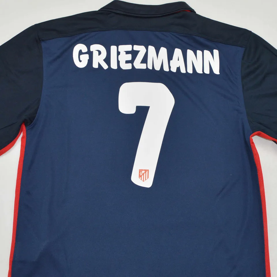 2015/2016 ATM Away Black Retro Soccer Jersey