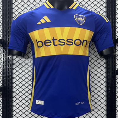 2024/25 Boca Home Blue Player Version Soccer Je...
