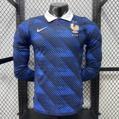2002 France Home Retro Soccer Jersey