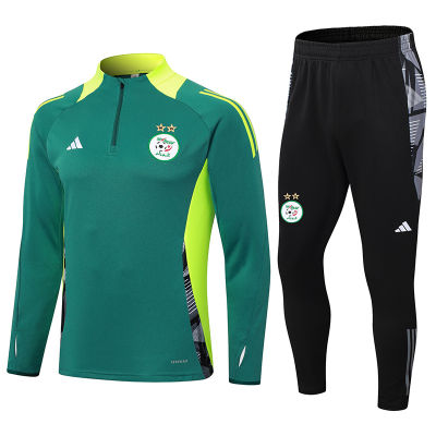 2024/25 Algeria Black Kids Sweater Tracksuit