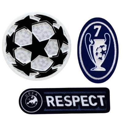 UEFA Champions Leaque 7 Patch 欧冠球+7字杯+公平条 (You ...