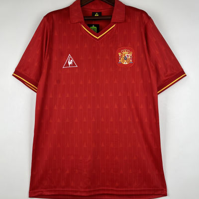 1988/91 Spain Home Red Retro..