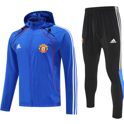 2026 M Utd Blue Windbreaker Jacket..