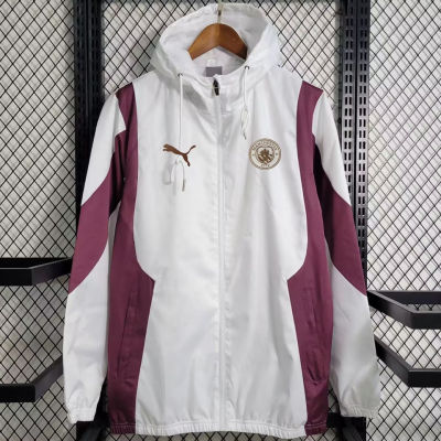2023/24 Man City White Windbreaker