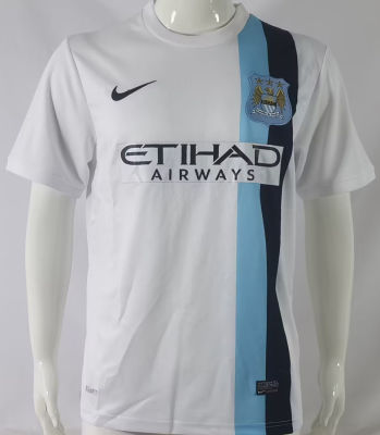 2013/14 Man City Away White Retro..
