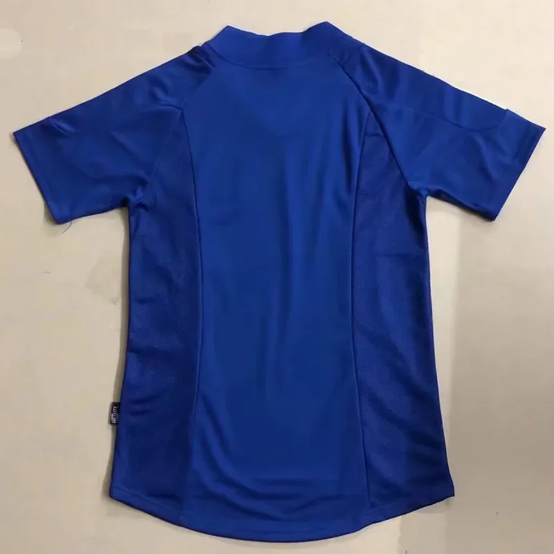 2002 France Home Retro Soccer Jersey detail image