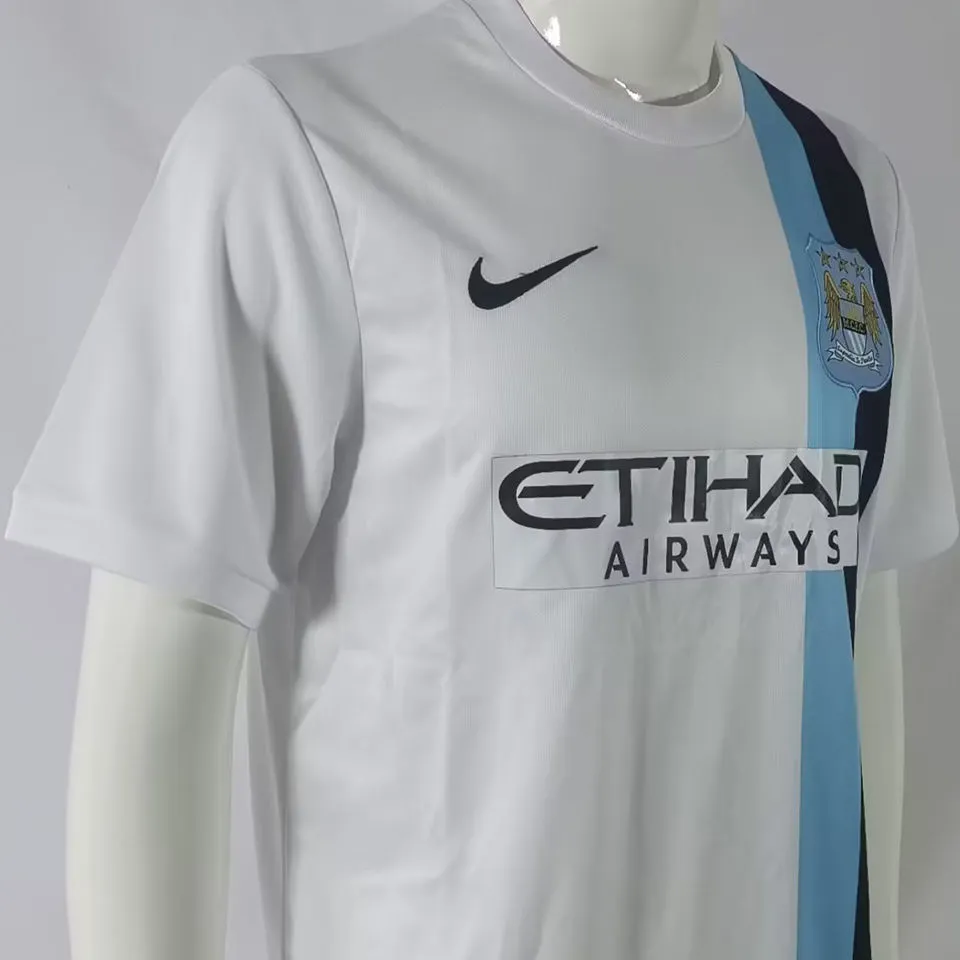 2013/14 Man City Away White Retro.. detail image