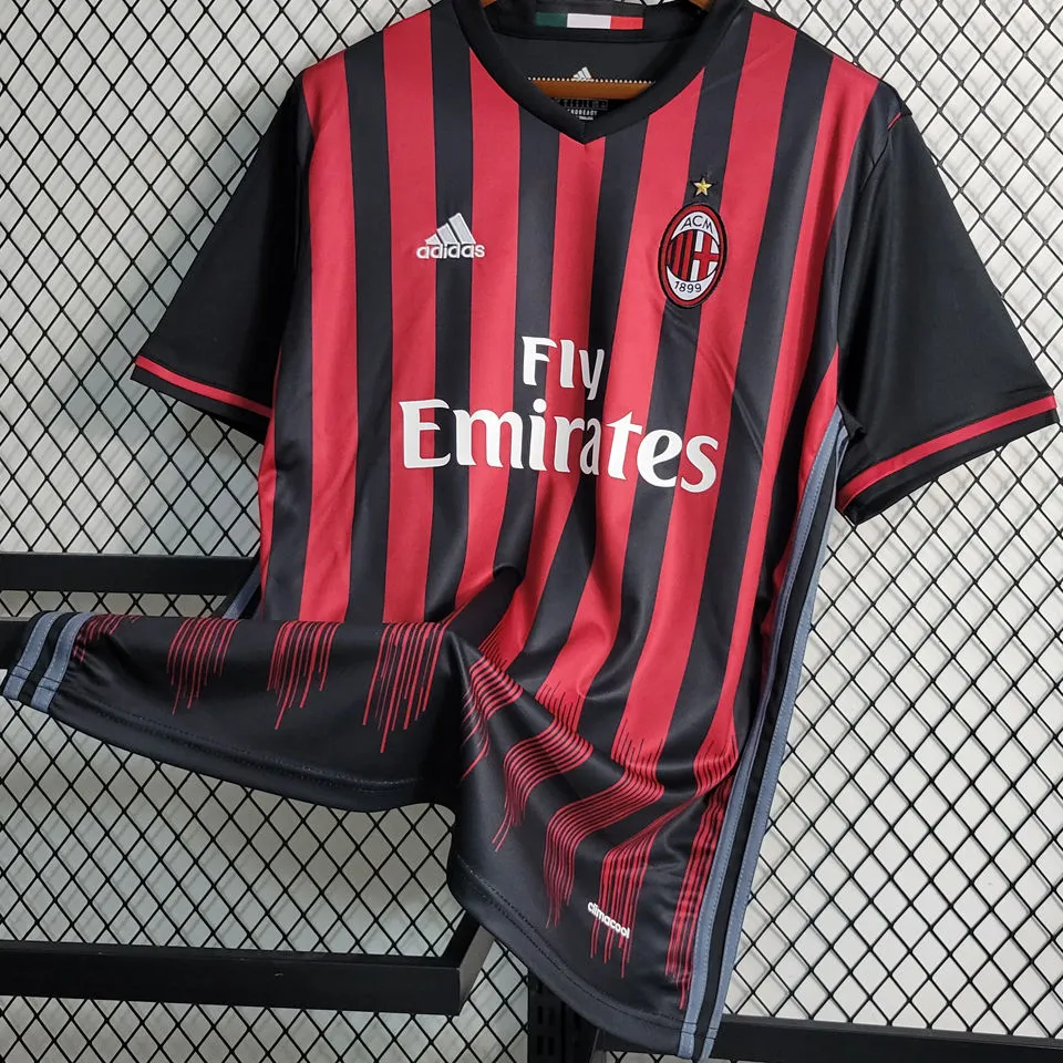 2016/17 AC Milan Home Retro Soccer.. detail image